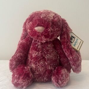 Jellycat Blackberry Bashful Bunny Retired Special Edition Rare 10”